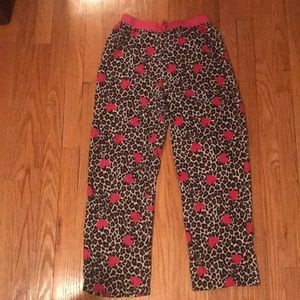 The Children’s Place Cheetah Print pajama bottoms